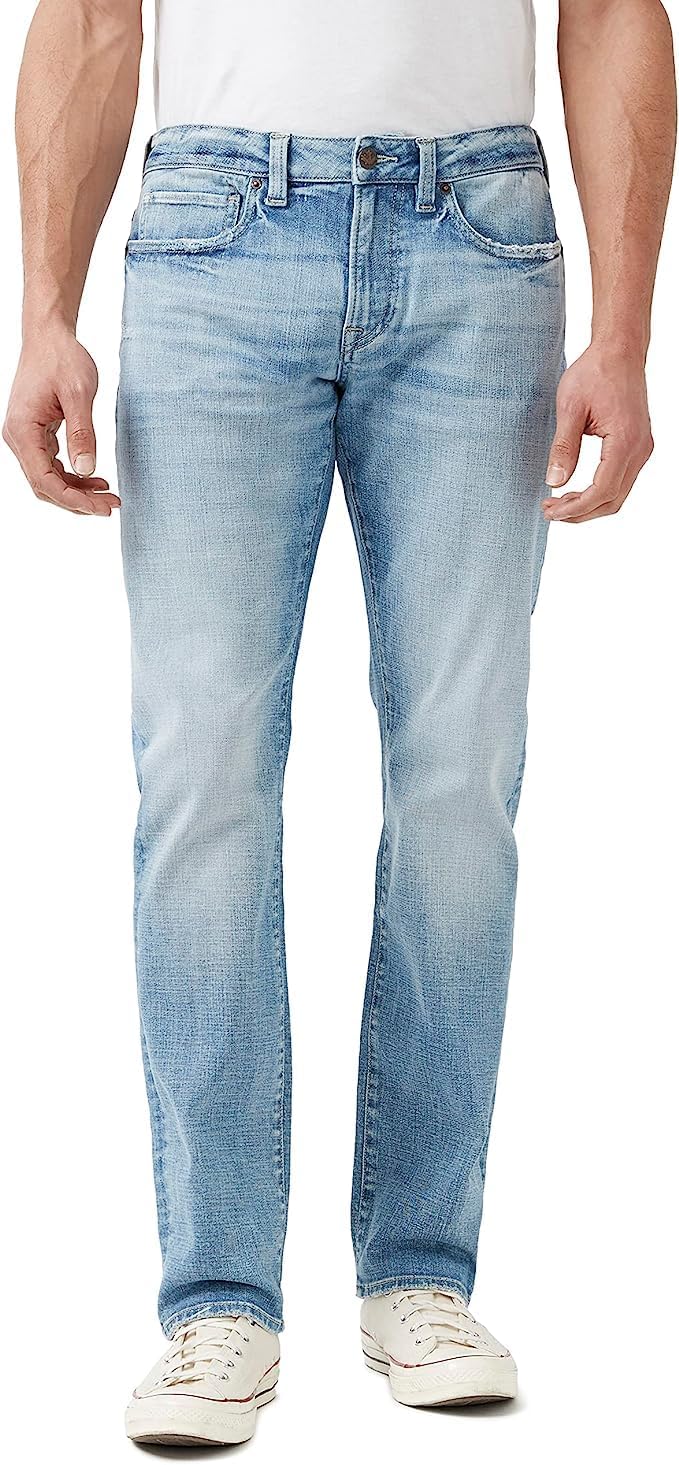 Buffalo David Bitton Men's Straight Six Jeans for Stylish Comfort