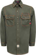FR Shirt for Men 7.5oz Cotton Twill - NFPA2112 CAT2