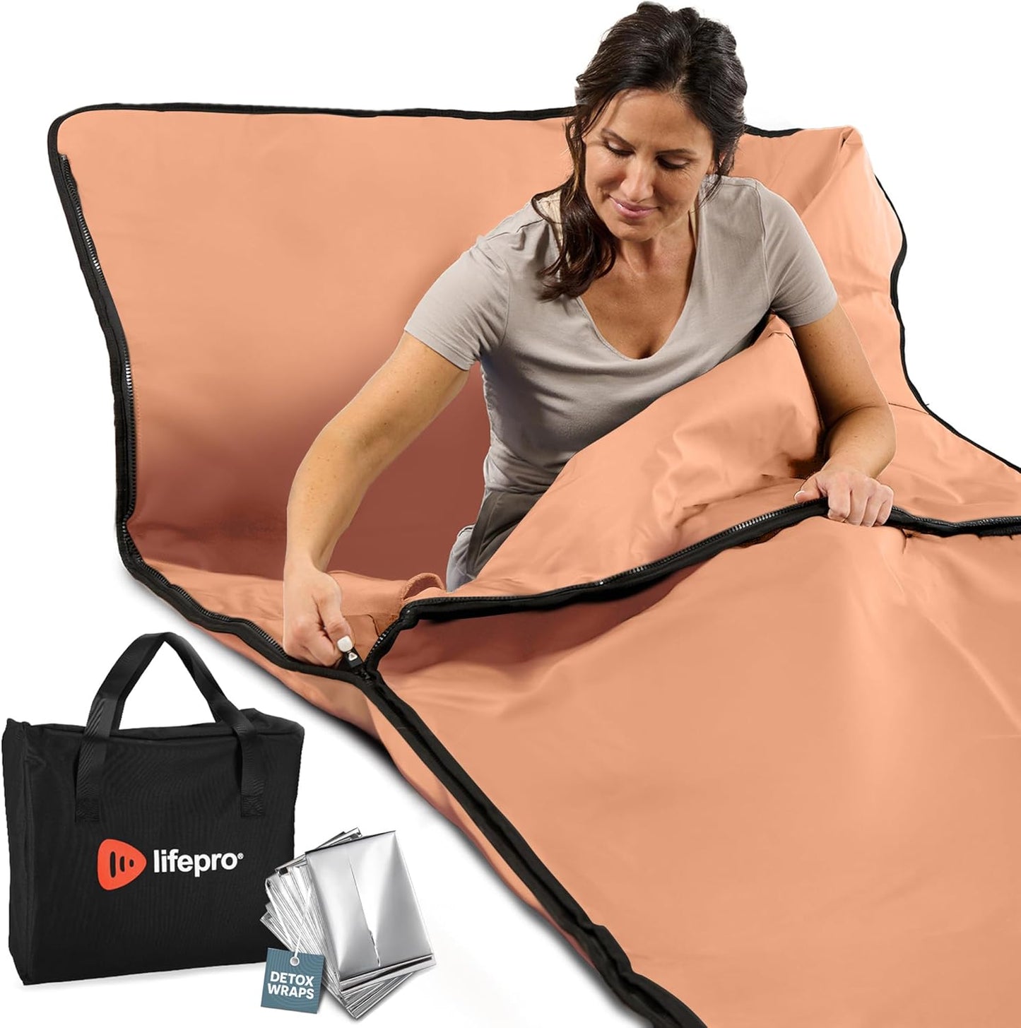 LifePro RejuvaWrap Sauna Blanket for Detox & Relaxation