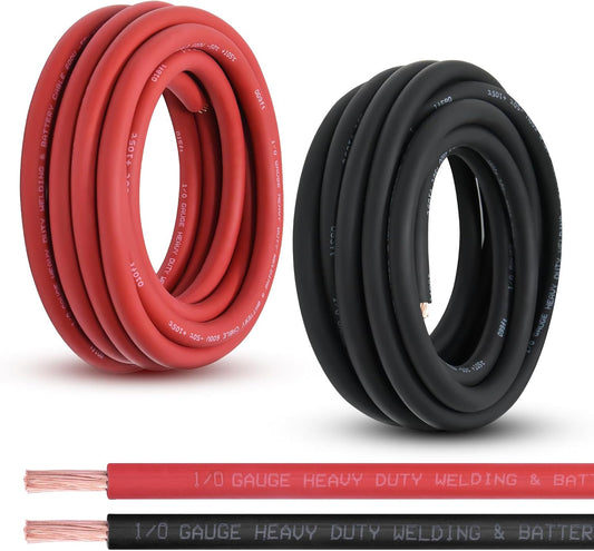 1/0 Gauge Battery Cable for Automotive, Solar, and Generators