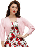 Belle Poque women's bolero shrug with 3/4 sleeves for graceful looks