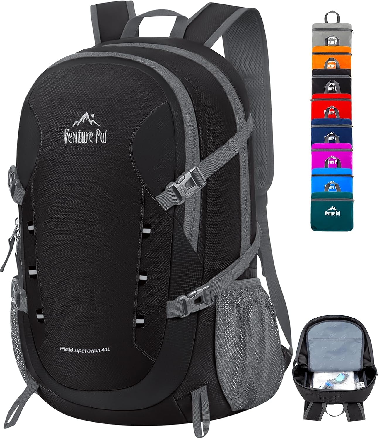 Ultra-Light 40L Travel Backpack by Venture Pal
