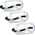 Anti-Fog Wide-Vision Safety Goggles Clear Lens - Comfortable Fit