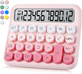 Mechanical Switch Calculator with Large LCD Display - Clicky Retro