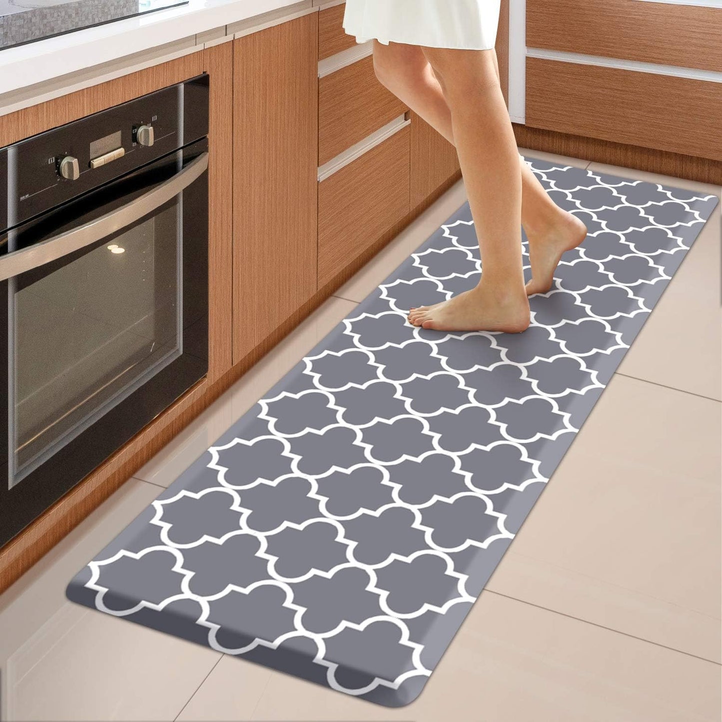 WISELIFE Kitchen Mat Cushioned Anti-Fatigue Rug for Comfort