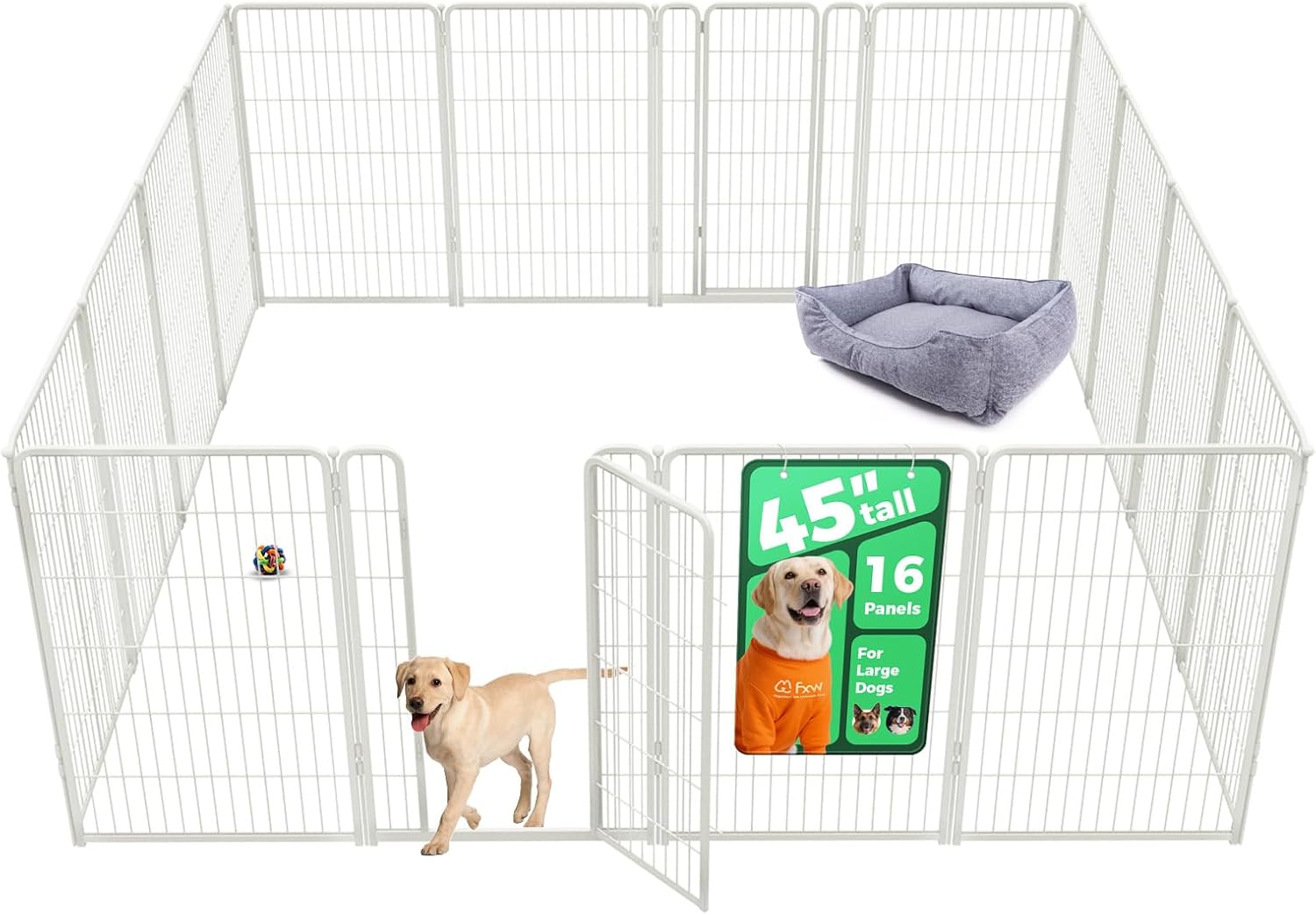 FXW Homeplus Unleashed Indoor Dog Playpen for Safe Play