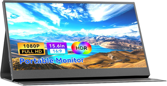 Portable Monitor 15.6 inch FHD Display for Gaming and Work