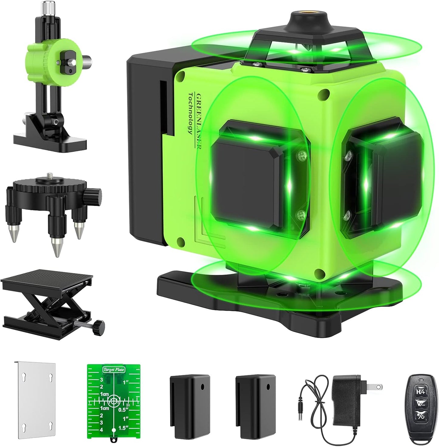 360 Green Beam Laser Level - Self Leveling Kit for Precision Tasks