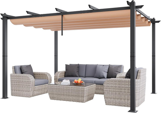 Sun Shade Aluminum Pergola - Enhance Outdoor Living