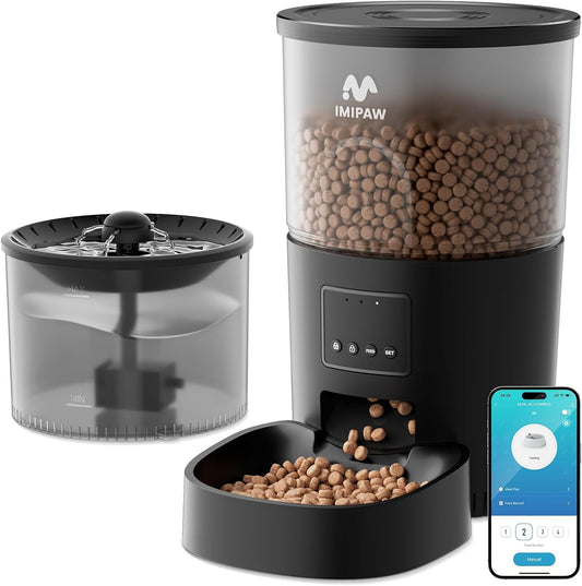 IMIPAW Smart Cat Feeder & Water Dispenser