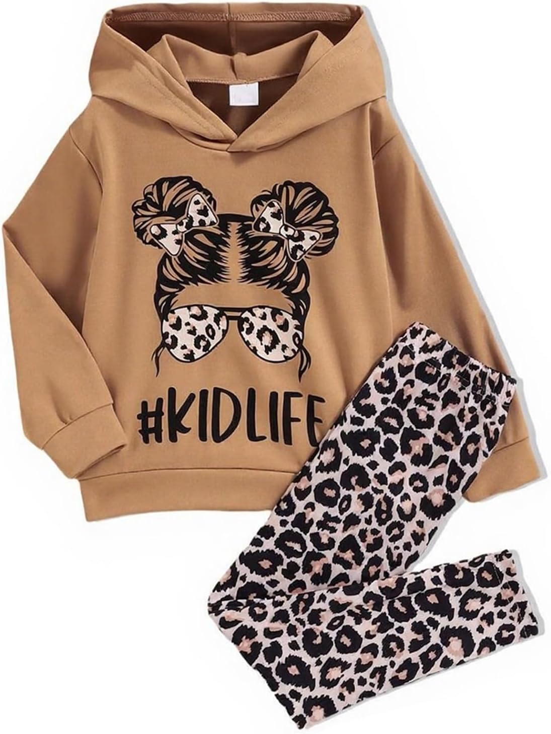 Girls Clothes Fall Outfits 2Pcs Hoodie Pullover Set for Kids