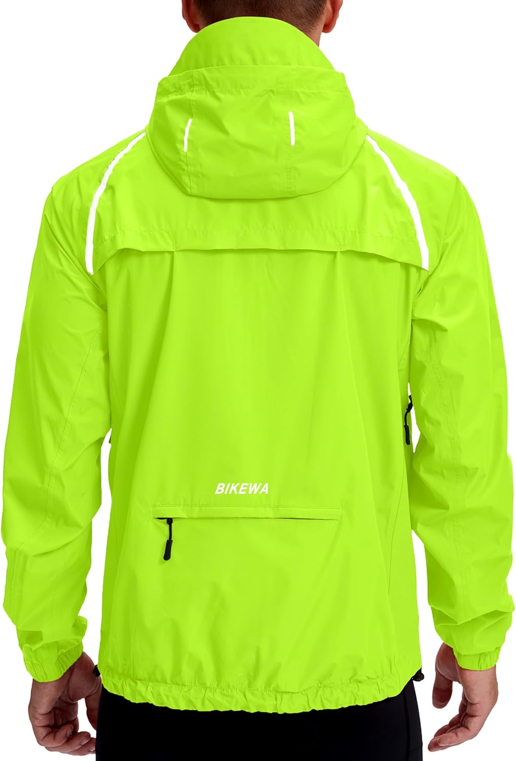 Men's Cycling Rain Jacket Lightweight Packable Windbreaker