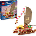 LEGO Disney Moana's Adventure Canoe Building Toy Set - Fun Pretend
