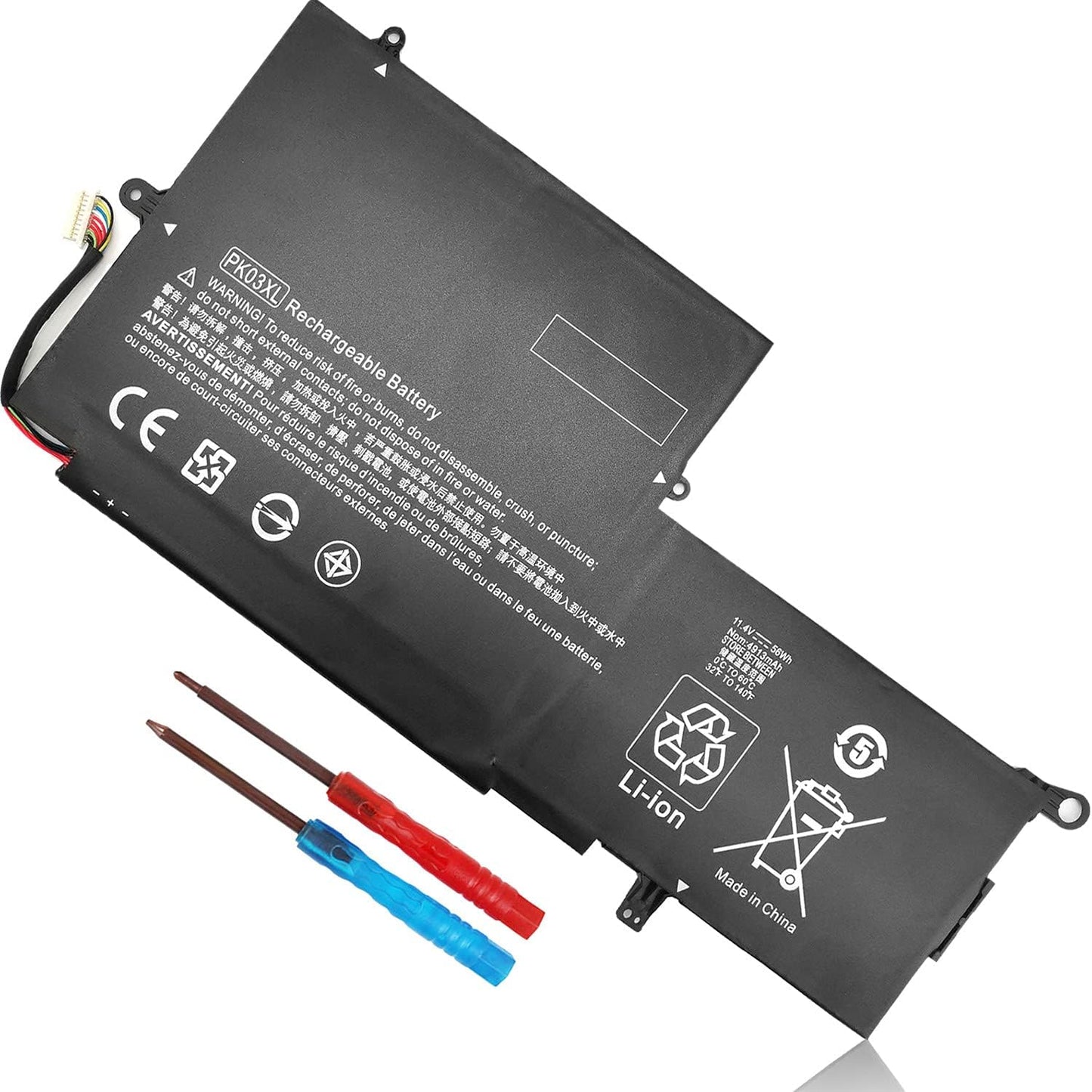 PK03XL Battery for HP Spectre X360 - Reliable Replacement Power