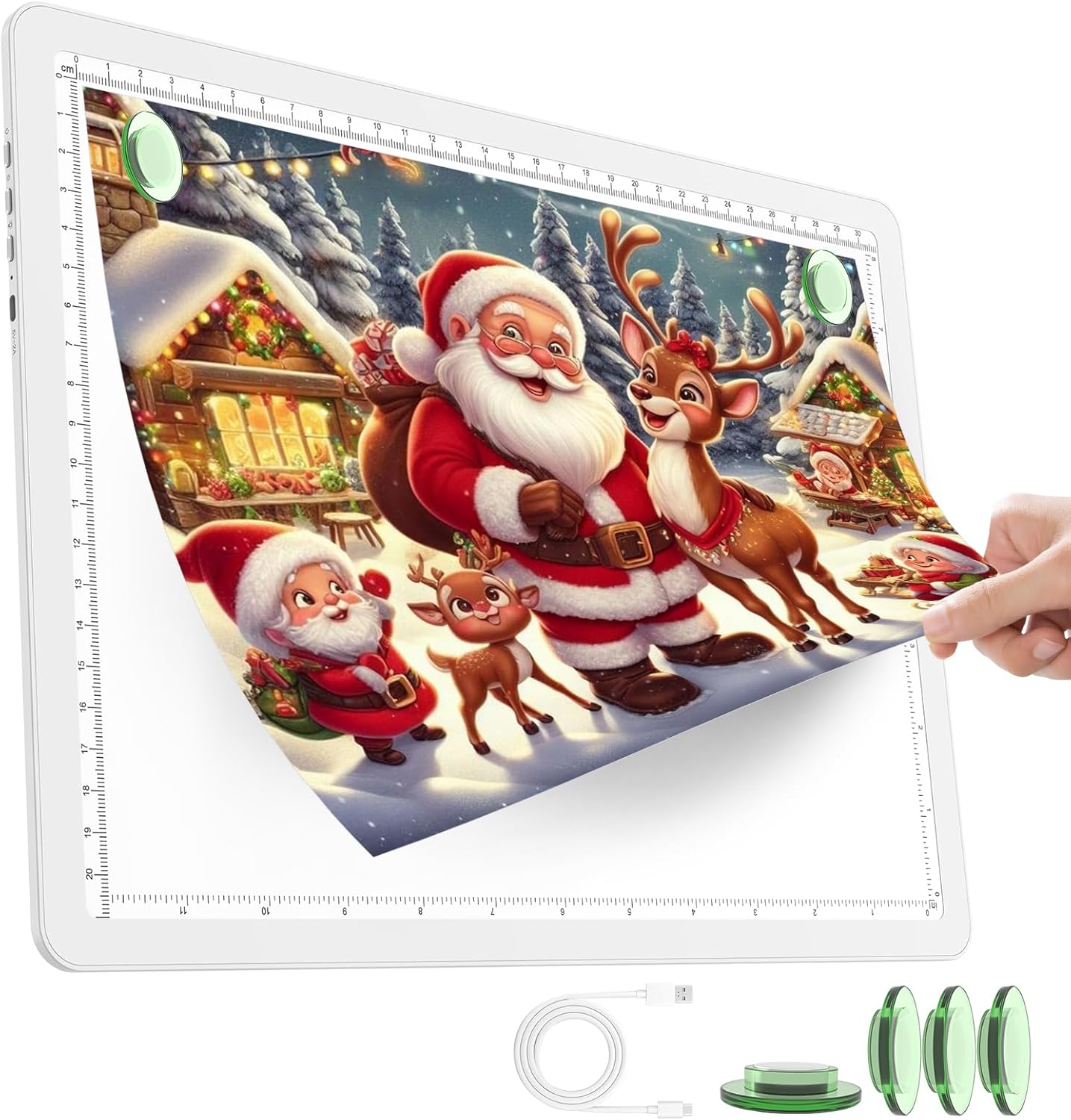 TOHETO Rechargeable A4 Light Pad for Diamond Painting and Drawing
