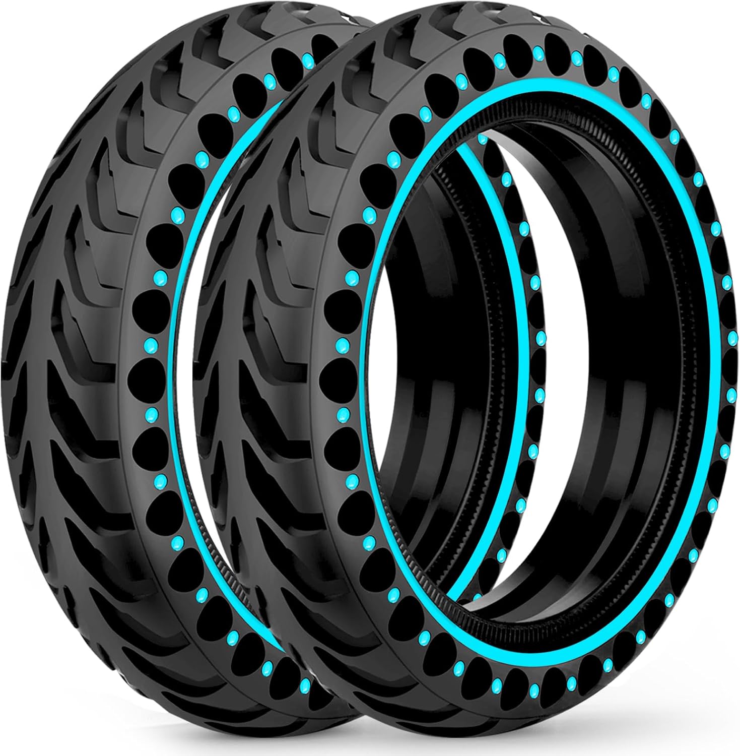 Upgrade Your Ride with 2-Pack 50/75-6.1 Tubeless Scooter Tires