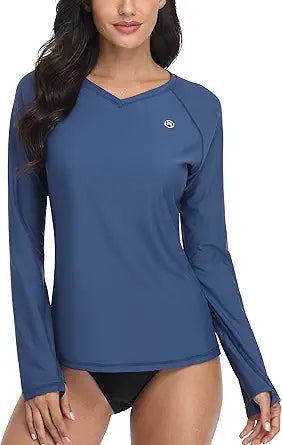 ATTRACO Women's Rash Guard Swim Shirt for UV Protection and Comfort