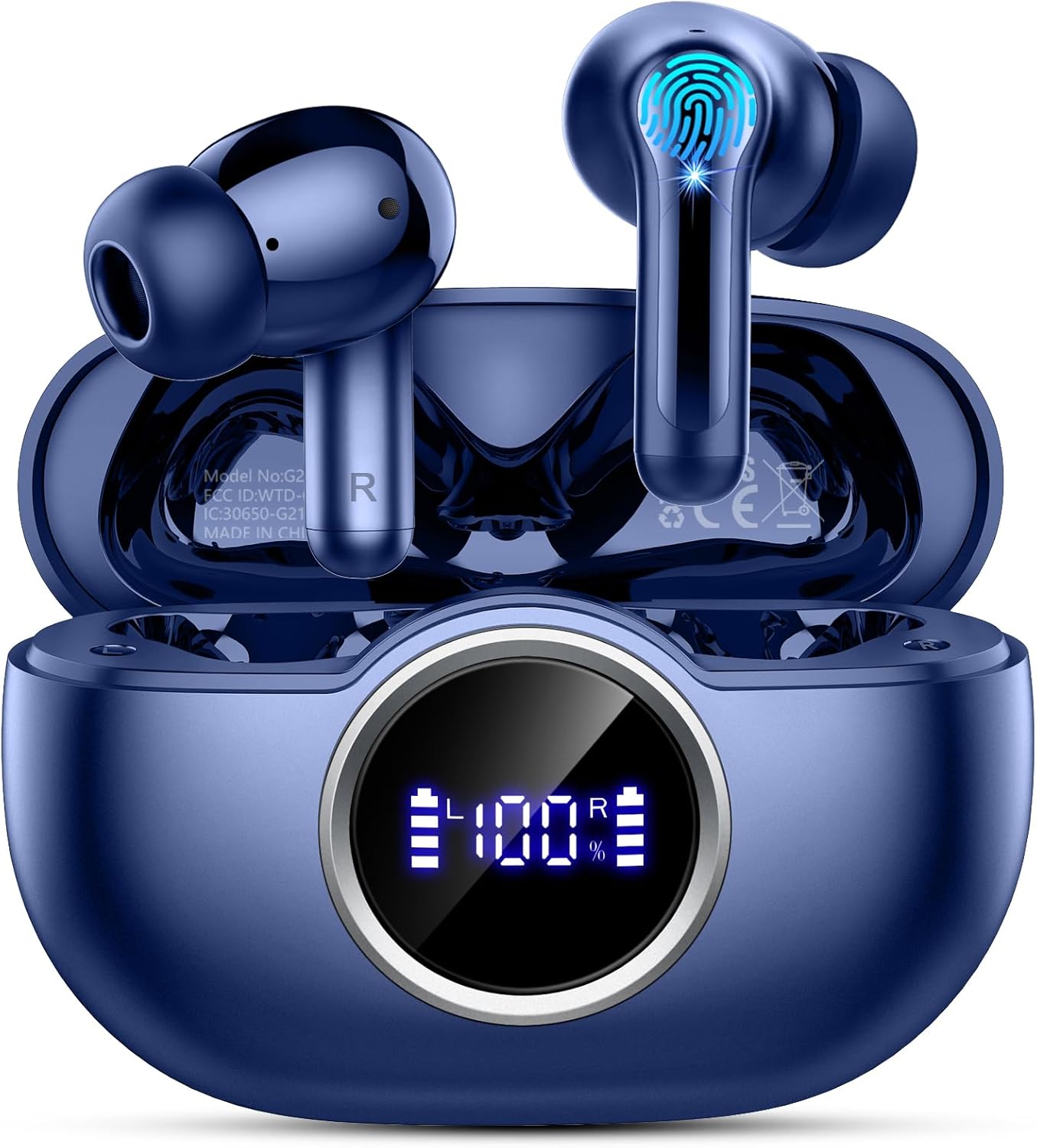 Wireless Earbuds with 40+Hrs Playtime and ENC Noise Cancelling