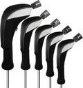 Mesh Golf 5pc Head Covers Set - Long Neck Protection