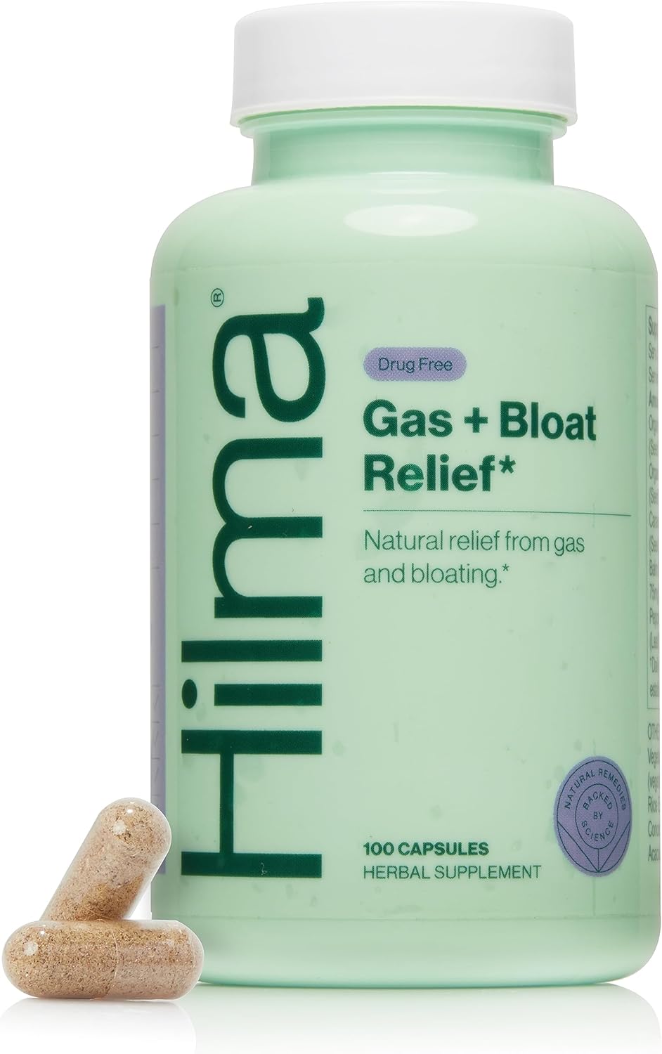 Natural Gas and Bloating Relief with Lemon Balm & Peppermint