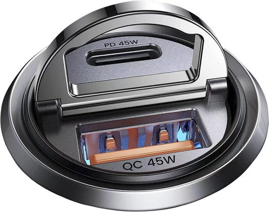 Fast Charge on the Go: MRGLAS 90W USB C Car Charger