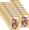 4x6 Picture Frame Gold 18 Pack - Multi Frames for Wall or Tabletop