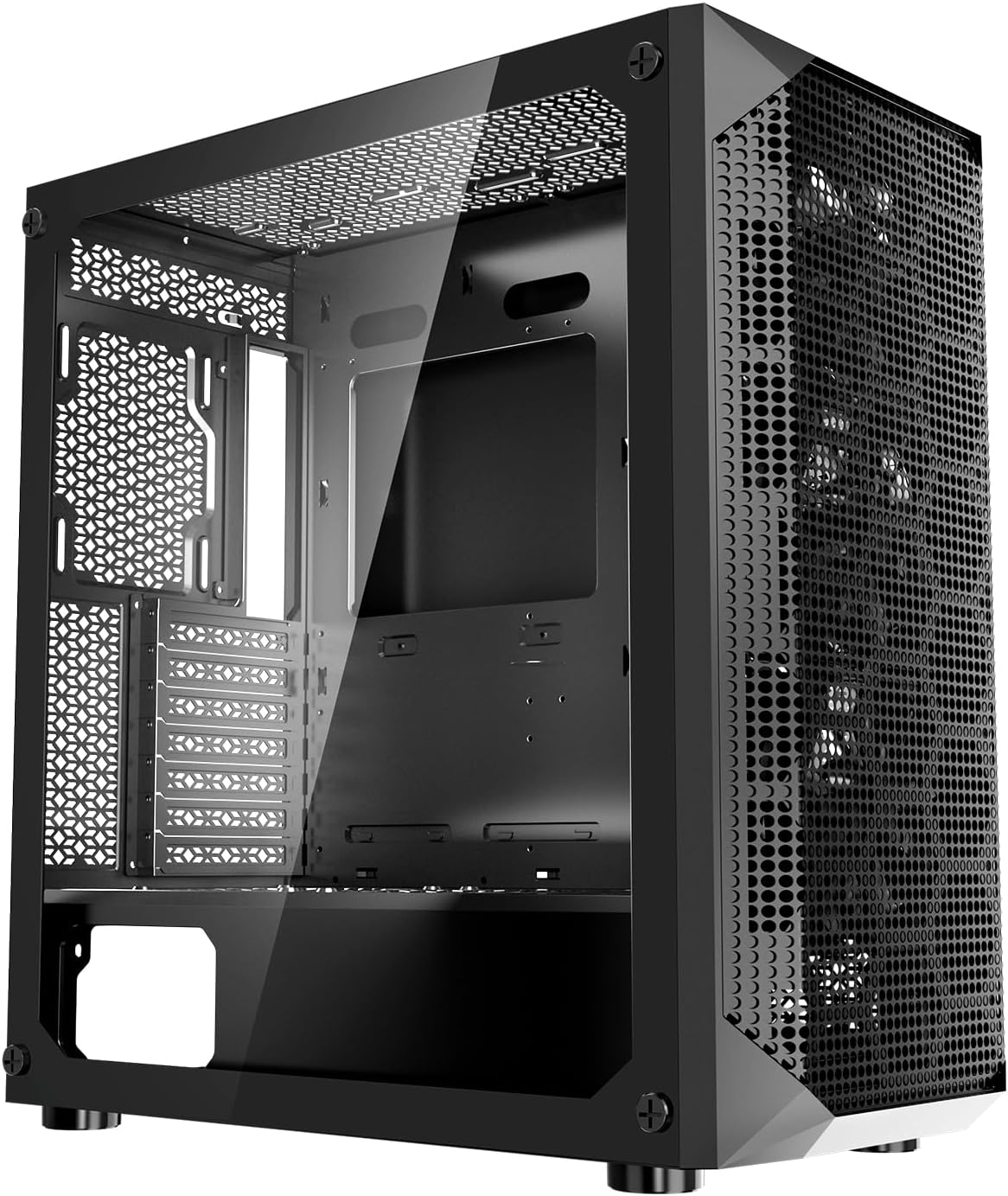 VEVOR Full-Tower PC Gaming Case with High-Airflow Design