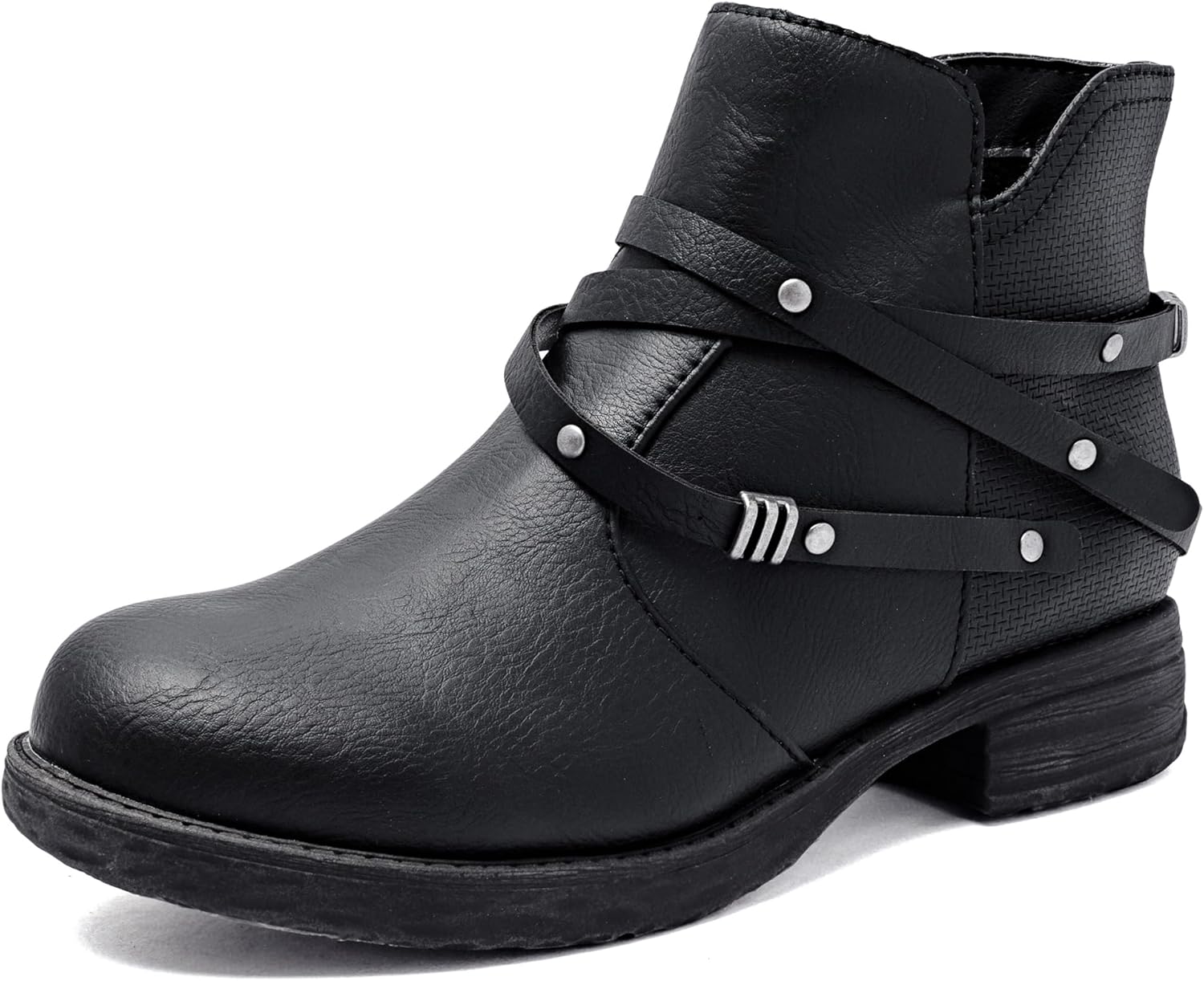 Ataiwee Women's Ankle Boots - Classic Side Zip Comfort Style