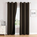 100% Blackout Curtains 78 in Long for Bedroom - 2 Panel Set