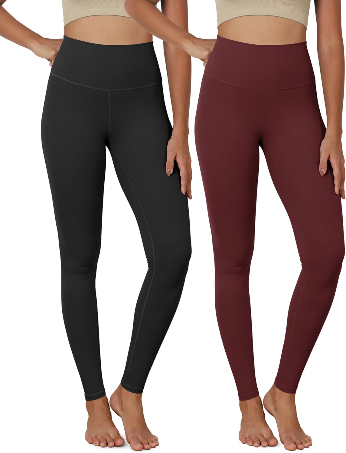 ODODOS Buttery Soft Lounge Yoga Leggings for Women - High Waist