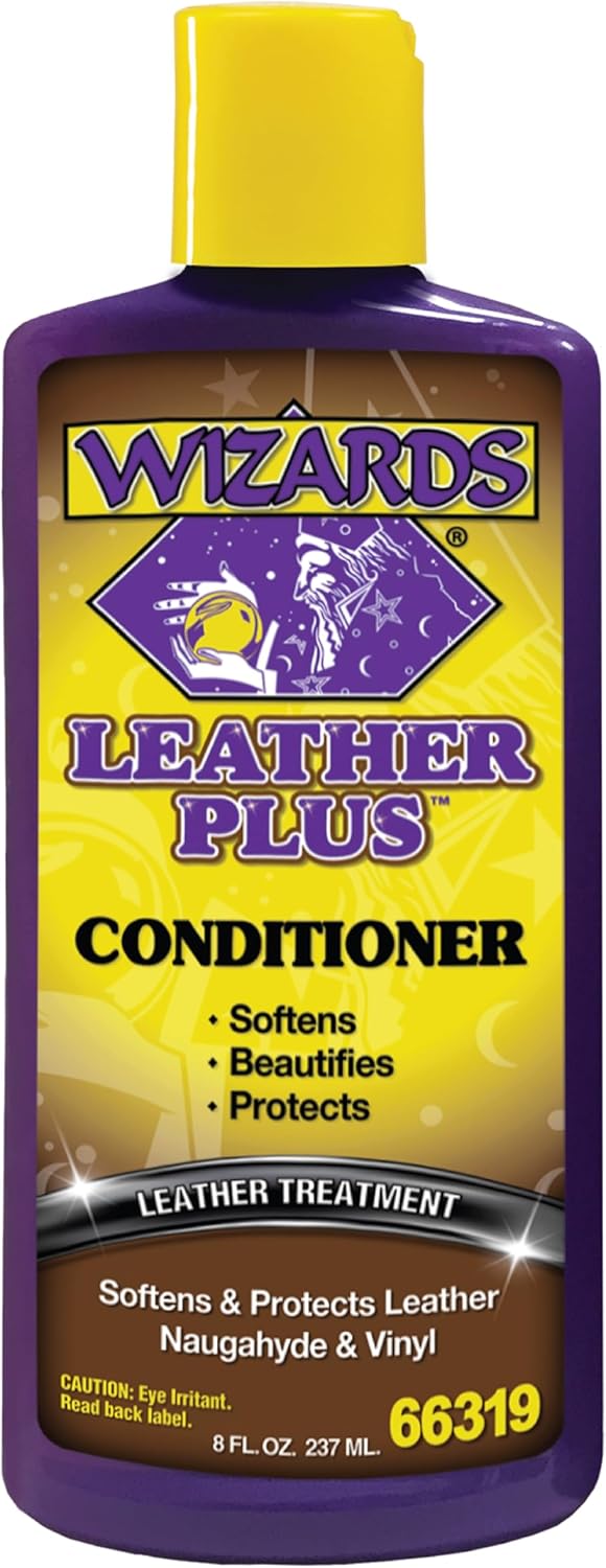Wizards Leather Conditioner: Moisturizes & Protects Car Leather