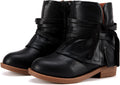 Toddler Girls Cowboy Boots Mid Calf - Pointed Toe Western Style