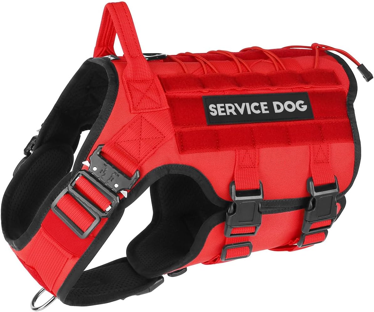 PETNANNY Tactical Service Dog Vest for Training & Hunting Use