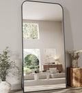 Koonmi Full Length Mirror 78x35 in - Slim Black Frame Mirror
