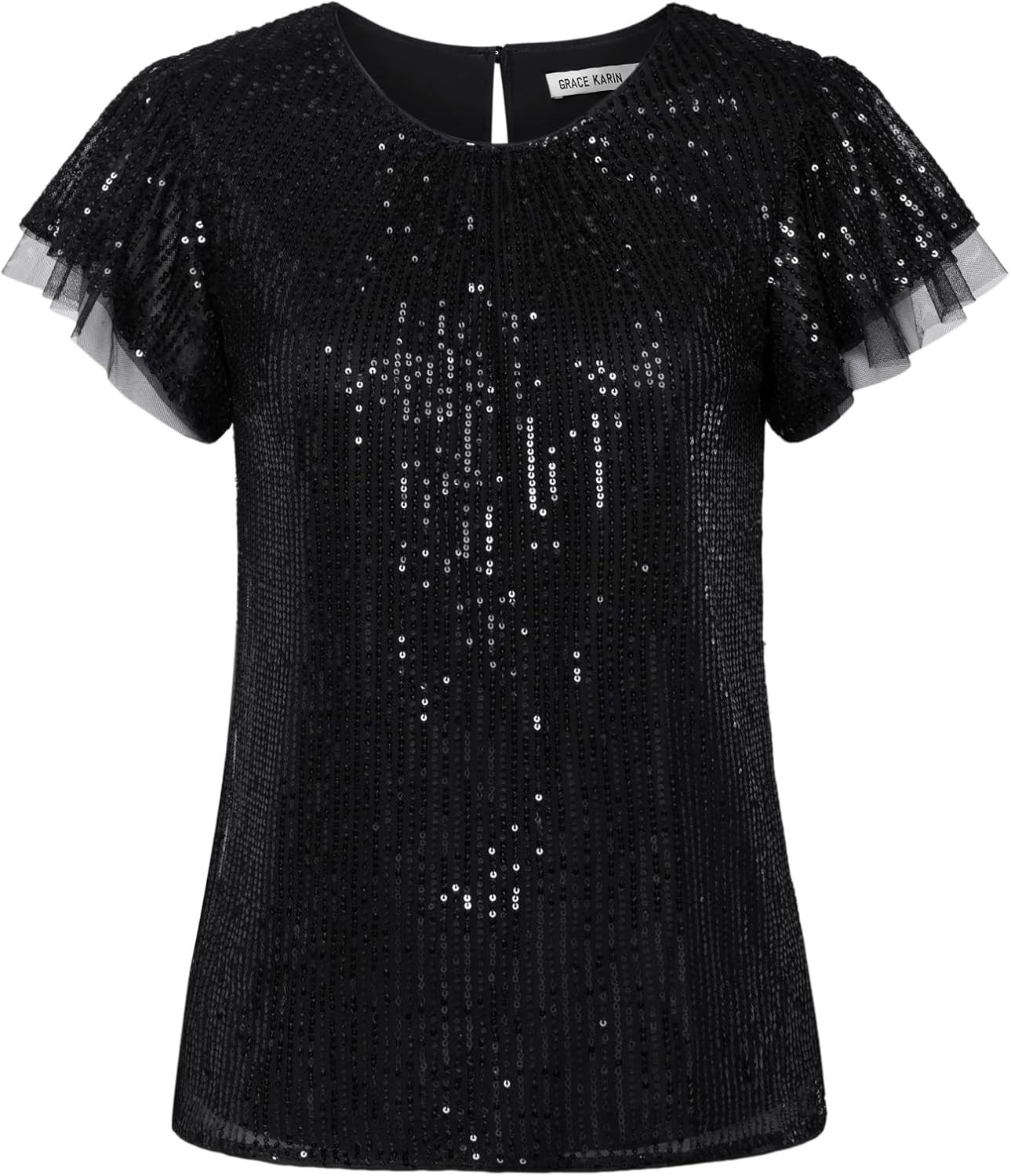 Sparkly Sequin Tops for Women - Dressy Glitter Blouses