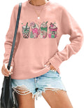 Cozy Christmas Coffee Cups Snowman Long Sleeve Tee - BANGELY