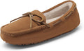 DREAM PAIRS Women's Moccasin Slippers - Warm Fuzzy Loafers