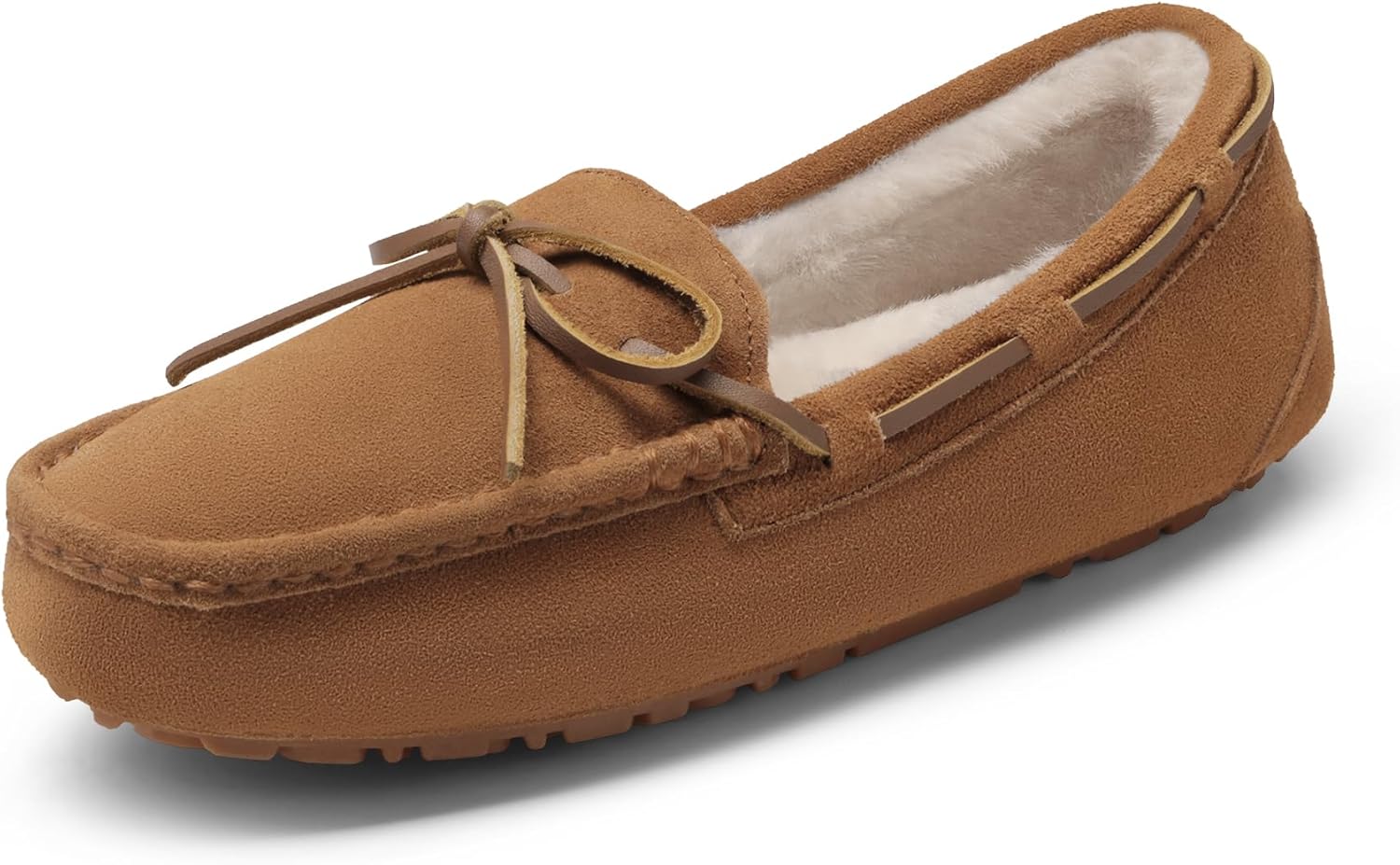 DREAM PAIRS Women's Moccasin Slippers for Indoor Outdoor Use