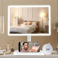 Rechargeable Makeup Vanity Mirror with Lights - Large Lighted Desk