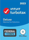 TurboTax Deluxe 2023 for PC/Mac - Ideal for Homeowners & Donors