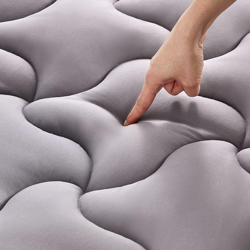 Cooling Twin XL Mattress Pad for College Dorm Bedding Comfort