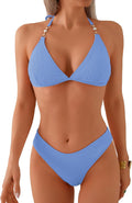 swimall Women's Triangle Bikini Set Cheeky High Cut (Style 2NYN)