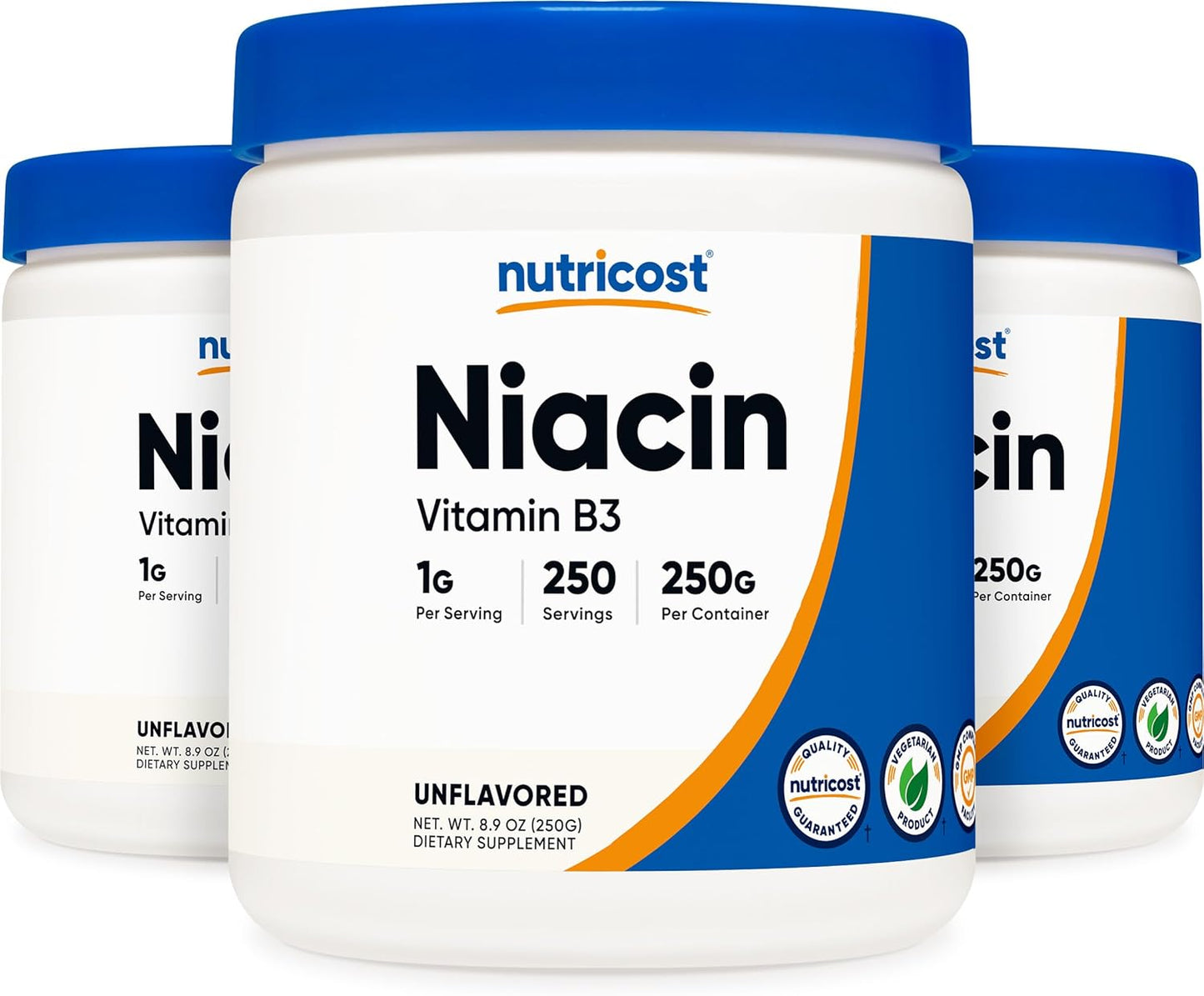 Nutricost Niacin Vitamin B3 Powder 250G - Pure Niacin Supplement