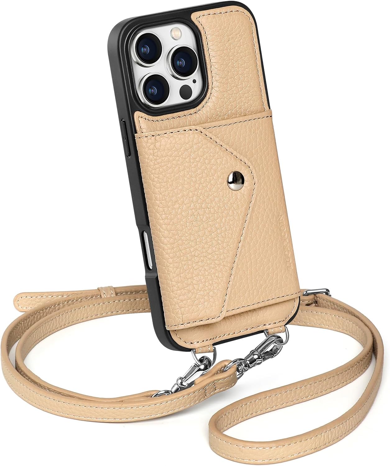 LUCKYCOIN Crossbody Phone Case for iPhone 16 Pro Max Women