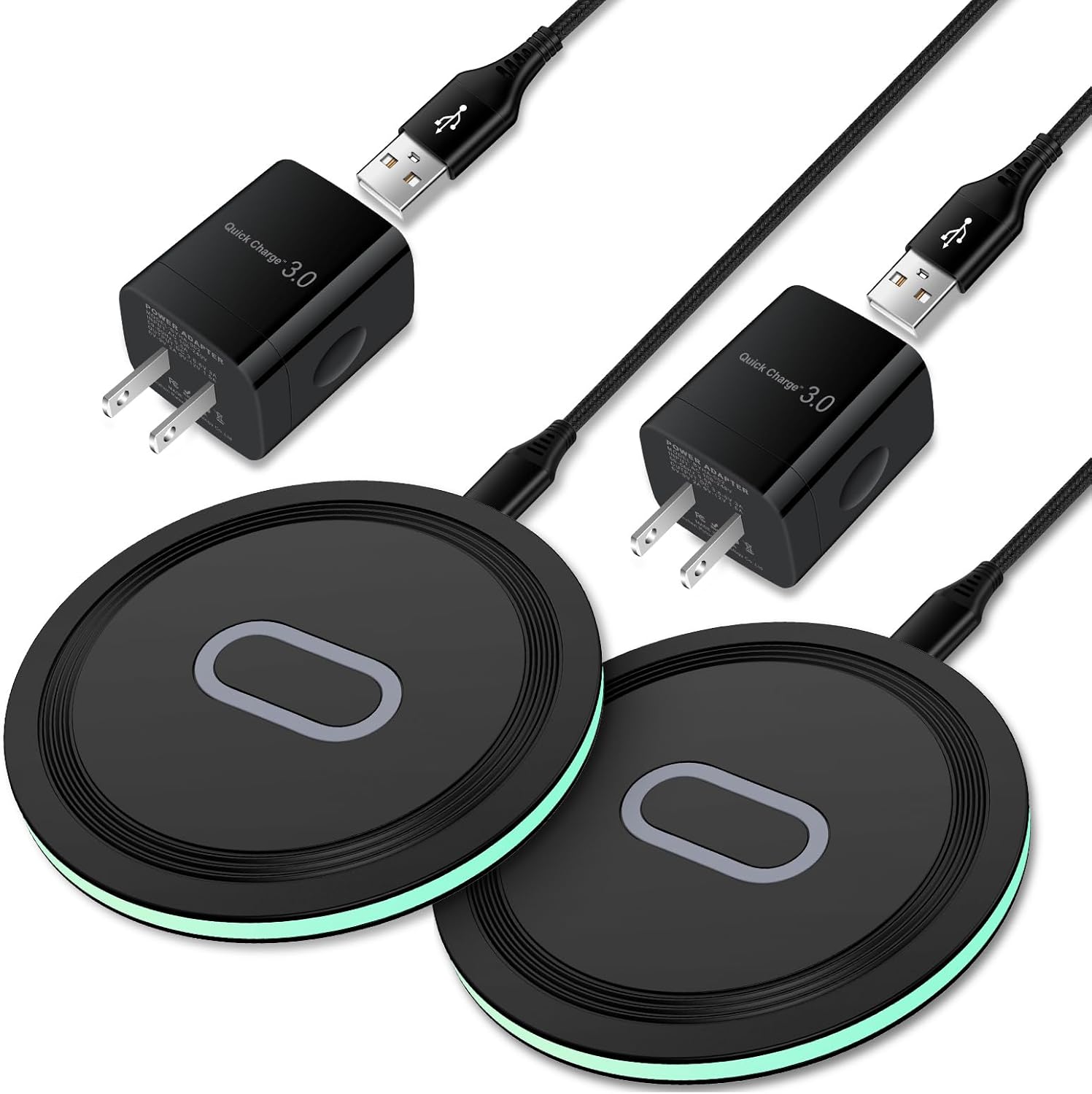 Ultra-Fast 15W Wireless Charger: Google, Samsung, Motorola Compatible!