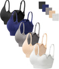 HBselect Women Maternity Bras 5 Pack Nursing Sleep Bralettes - Ultra