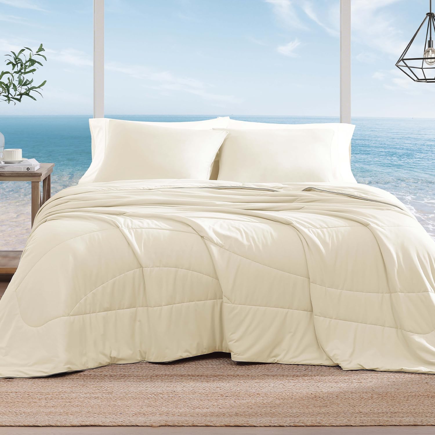 Monbix ChillChilla Cooling Comforter King Size for Hot Sleepers