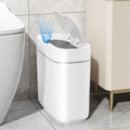 3.5 Gal Motion Sensor Bathroom Trash Can with Lid - Slim Touchless Can