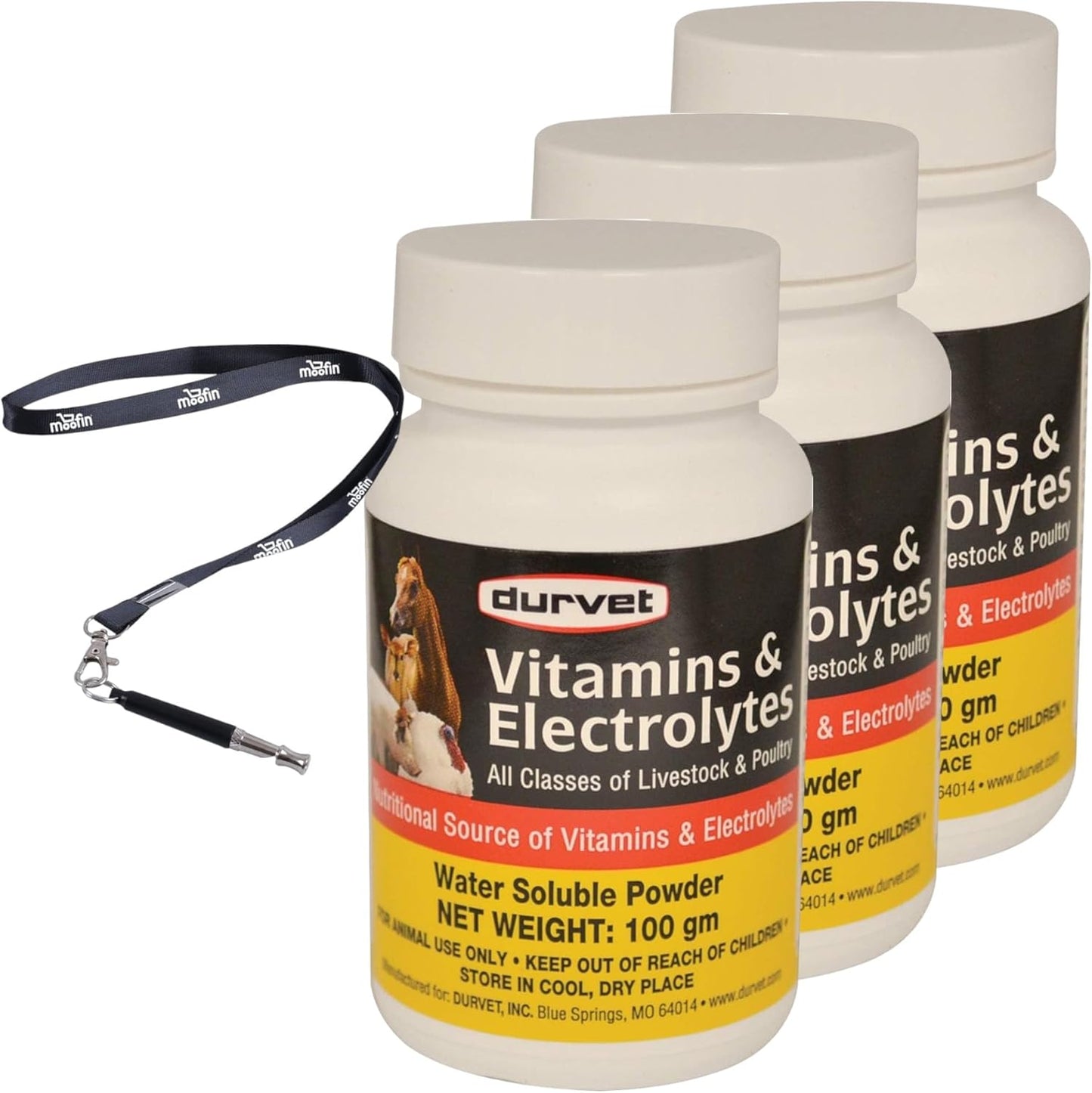 Vitamins & Electrolytes for Poultry by Moofin - 3-Pack