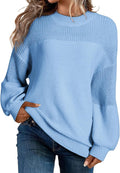 Dokotoo Women's Casual Long Sleeve Knit Pullover Sweater - Cozy Made